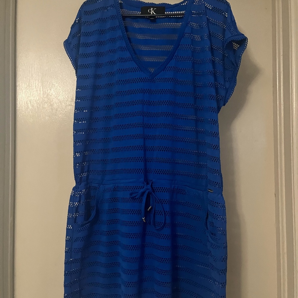Calvin Klein Blue Women's Swim Coverup
